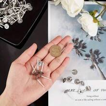 100/200/500pcs Candle Wicks, Tea Light Candle Wicks, 2.54 Cm Low Smoke Pre-Waxed Candle Wick With Metal Tabs, Slow Burning Wicks For Wedding Birthday Party Christmas Halloween Wax Tealight Candle Making - White - View 5