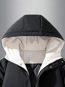 2024 New Winter Men Outdoor Sport Fashionable Casual Hooded Thicken Warm Padded Coat