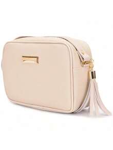Women's Bag Kit 2 Pieces Square Medium Beige Crossbody + Oval Small Caramel Crossbody - 彩色 - 查看 8