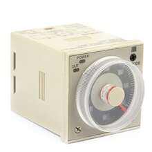 Relé temporizador de retardo H3CRA8 1.2S300H Relé de tiempo de control de perilla de 8 pines CA 220 V - Blanco - Ver 1