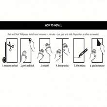 1Roll10M Black Wallpaper Peel And Stick Wallpaper Black Floral Embossed Contact Paper 17.7inch X 393.7/196.8/118.1/39.3inch Removable Textured Flower Wallpaper Self Adhesive Thicken Countertops Cabinets Contact Paper - Black - View 11