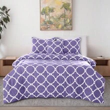 5-Piece Comforter Set – Lux Decor Collection – Lightweight Microfiber With Plush Texture – Opulent Design – All-Season Warmth – Elegant Bedding With Pillow Shams & Bed Skirt – Cozy Comforter, Elegant Bedding Set, Luxury Bedroom Essentials, Valentine's Day Romantic Bedroom, Spring Bedding Set, Complete Bed In A Bag, Matching Decor, Elegant Design, Luxury Look, Gift Set Idea, Guest Bedroom Ready, Modern Bedroom Style, Easy Bedroom Refresh, All-Inclusive Bedding, Daily Living, Home Comfort, Family Choice - 四葉薰衣草 - 查看 3