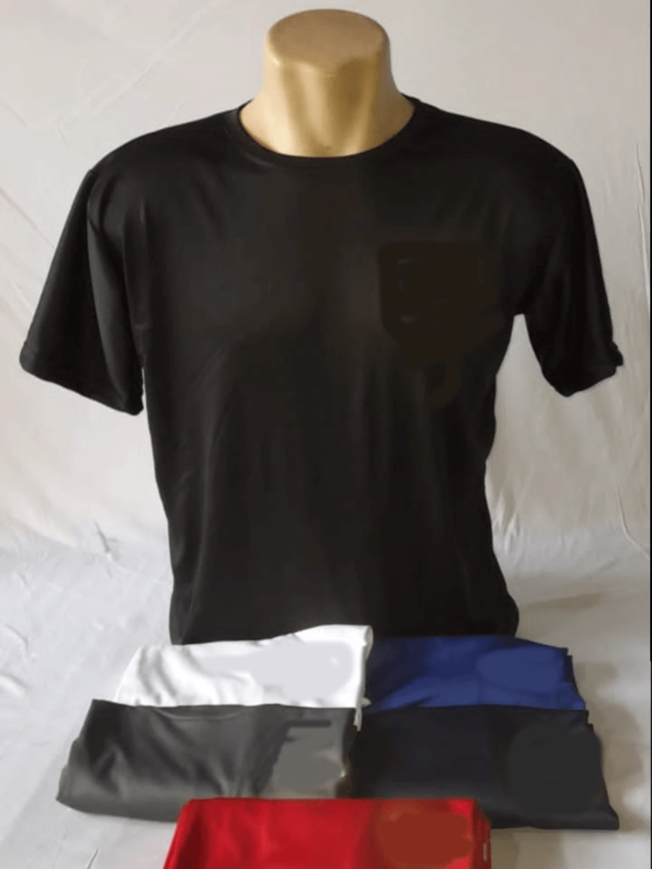 Kit With 3 UV 50 Thermal Dry Fit Shirts - Ideal For Gym And Running - 紅色和黑色 - 查看 1
