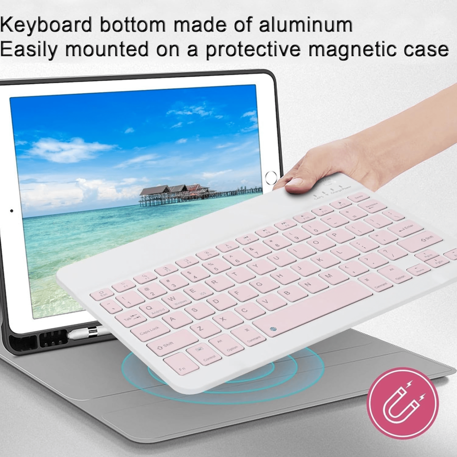 Bluetooth Keyboard And Mouse Combo,Portable Wireless Keyboard Mouse Set