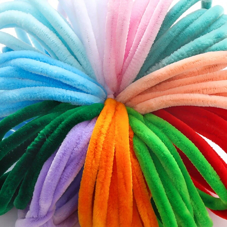 Ống làm sạch ống 13 mét/511 inch, Không cần cắt, Thân cây nhung nguyên khối, Bộ hoa nhung tự làm, Ống làm sạch ống thủ công Giáng sinh, Ống làm sạch ống số lượng lớn, Ống làm sạch ống nghệ thuật cho vật dụng trang trí Giáng sinh sáng tạo - Nhiều màu - Xem 1