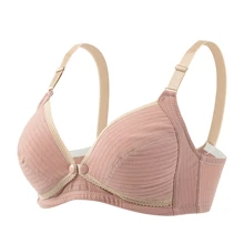 3 Piece Nursing Bra Soft And Comfortable Maternity Clothing - Green - View 3