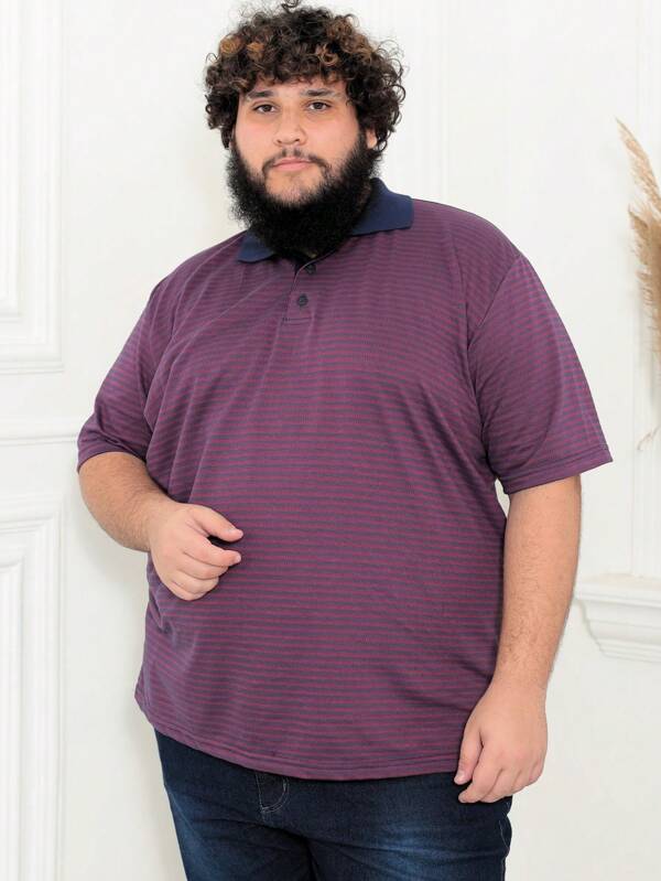 Polo Masculina Plus Size Moletinho extremo conforto