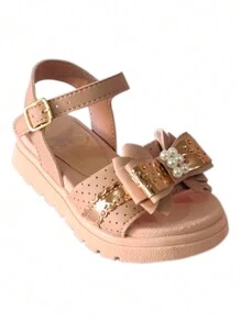 Women's Children's Sandal Lightweight, Soft And Comfortable Anatomical Insole Non-Slip Sole Sizes 20-27 - 藕粉色 - 查看 1