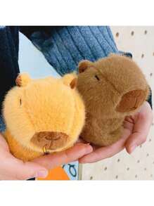 Brazalete De Capibara Marrón Capybara Peluche Slap Pulsera - Camel - Ver 5