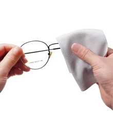 4 piezas de paño de limpieza de microfibra de doble cara esponjoso, apto para teléfonos móviles, pantallas de computadora, accesorios de gafas para mujeres - Multicolor - Ver 4