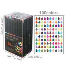 12-100Pcs/Set Art Colored Pens Point Pens For School Office Adult Coloring Book Journals Drawing Doodling Art Markers Fine Tip Drawing Fineliner For Journaling Writing Note Office Back To School