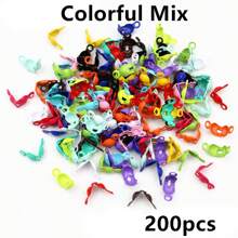 200個 4*7mm 連接扣 適用於3mm球鏈 壓接端帽 珠子連接配件 DIY珠寶手工材料 - 4x7mm - 查看 17