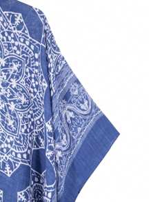 Beautiful Nomad Women's Bohemian Floral Printed Kimono Cover Up, For Summer Beach Vacation