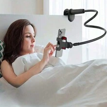 Schlaffe Handyhalterung für Bett/Schreibtisch/Tisch, Multi-Funktions- und universeller Ständer für Live-Streams, Selfies und Fotografie, unerlässlich für das Studentenwohnheim - Verschiedenfarbig - Übersicht 2