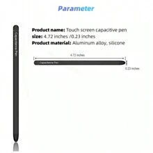 FONKEN ปากกา S Pen สำหรับ Samsung Galaxy Z Fold 5 4 3 2 ที่ใช้ร่วมกับแท็บเล็ตและโทรศัพท์Android ได้ สำหรับการใช้งานหน้าจอแบบแคปพาซิทีฟ - รุ่นสากล - ดู 5