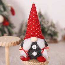 1 件/4 件全新圣诞节无脸老人雕像、针织帽侏儒雕像、创意森林家居装饰品、客厅、卧室装饰、圣诞节节日氛围道具、派对主题装饰、圣诞节 - 彩色 - 查看 12