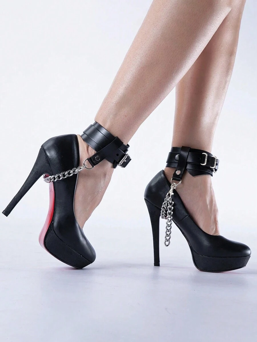 Fetish Adult Leather Footcuffs B DS M Sexy Couple Party Exclusive Sex ...