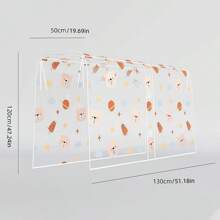 1 szt. Pokrowiec do suszenia ubrań na zewnątrz, wodoodporny stojak na suszarkę do prania, osłona chroniąca przed deszczem, ptasie odchody na balkon, pasuje do stojaka z podwójnym słupkiem