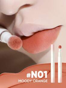 JUDYDOLL MATTE LIP POWDER CUSHION CREAM Matte Lip Frosting, Weightless Long-Lasting Lip Gloss, Transfer-Proof Non-Drying Formula, Perfect For Parties, Dates, Weddings, Special Occasions - N01 - Xem 1