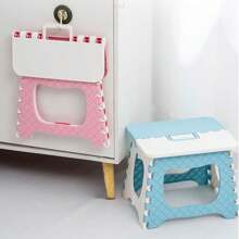 Folding Chair Sturdy Multipurpose Chair With Handle Safe Climbing Home Children Practical Table Furniture - Baby Blue - View 5