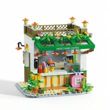WLtoys 2033城市日式杂货店房屋积木甜心手工积木儿童礼物玩具 - 643 PCS 2033 - 查看 12