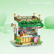 WLtoys 2033城市日式杂货店房屋积木甜心手工积木儿童礼物玩具 - 643 PCS 2033 - 查看 8
