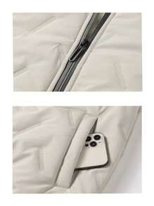 蓬松加绒加厚夹克，冬季新款男士加绒加厚户外外套