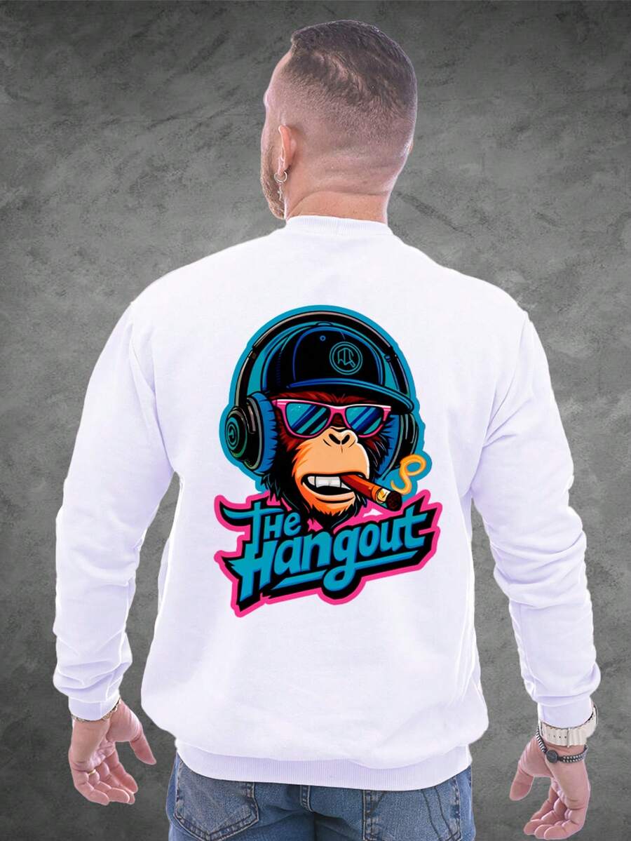 Sweatshirt By Zuma The Hangout The Meeting Point Launch Crew Neck - 白色 - 查看 1