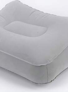 1 Inflatable Travel Foot Mat, Head Pillow, Soft Flocked Pillow, Flight Relaxation Cushion, Foot Cushion, Inflatable Pillow Flocked Inflat Foot Mat Travel Outdoor Massage Footstool Car Airplane Footrest Footrest For Office, Home Relaxation, Inflatable Foot Mat Outdoor Travel Car Airplane Footstool, Camping And Travel Use - Multicolor - View 7