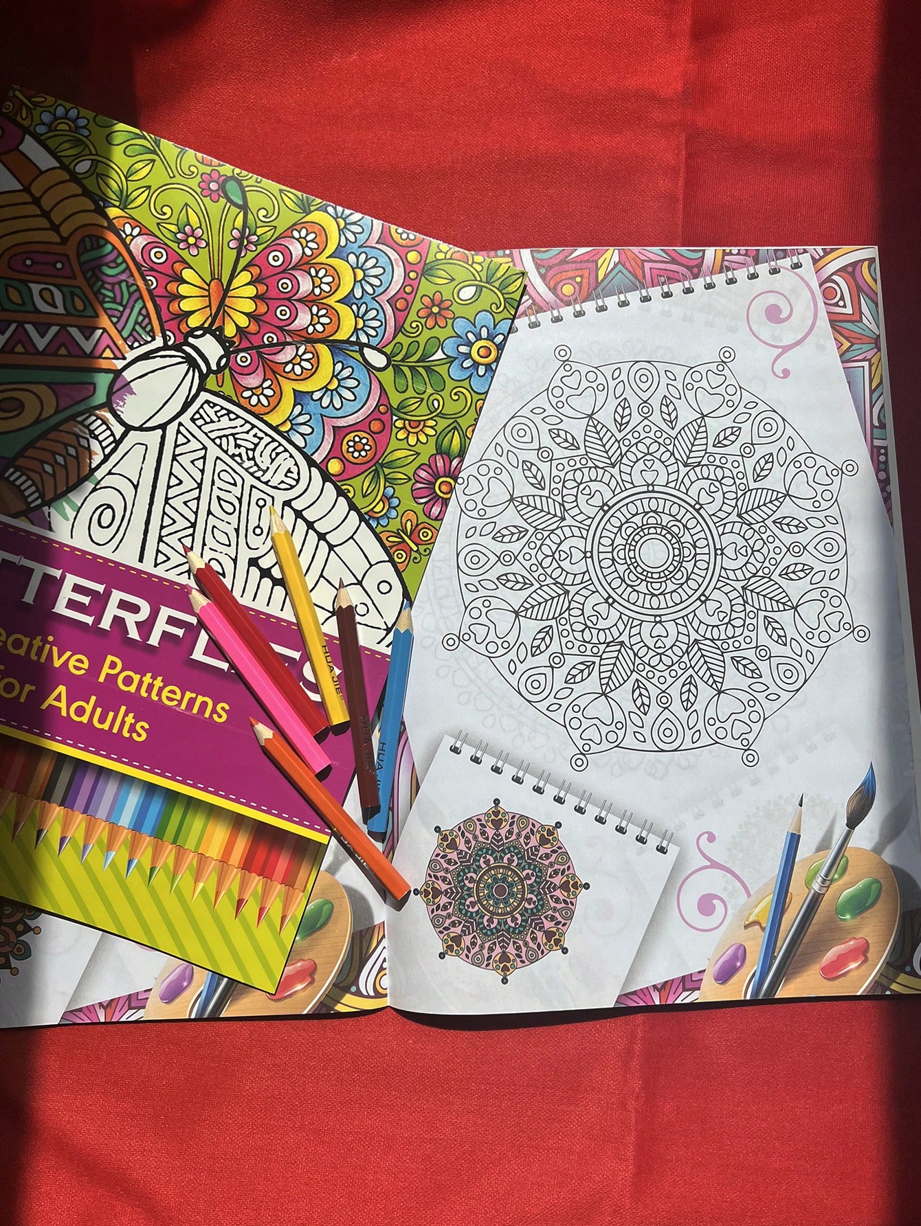 كتاب تلوين سهل مكوّن من 16 صفحة – للاسترخاء وتخفيف...