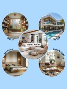 Chanclas planas ultraligeras antideslizantes de hombre personalizadas con impresión 3D, adecuadas para interiores/exteriores y uso en jardín, diseño para parejas, ornamental, estiloso como un perro, de moda, minimalista elegante, acogedor personalizado, único, regalo ideal para él, regalo ideal para ella, familia y amigos - Blanco - Ver 3