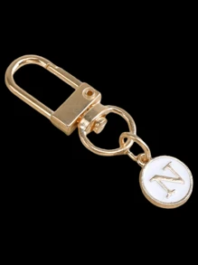HAILIAN A Bag Pendant Designed Based On English Letters, With A Fashionable And Simple Style, Suitable For Halloween Costume Matching, Suitable For College Students And Elementary School Students Bag Pendant, Car Keychain, Birthday, Holiday, Back To School Season, Halloween Small Gifts
