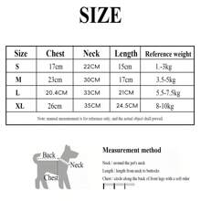 1 set Costume de déguisement pour animaux de compagnie pour Halloween, tenue de transformation drôle de livreur debout, vêtements pour animaux de compagnie - Bleu azur - Voir 2