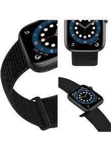 3 dây đeo đồng hồ nam nữ màu hồng và xanh lam Polyamide Tương thích với Apple Watch Band 45/49/38/40/41/42/44mm, Tương thích với Apple Watch Ultra/SE/8/7/6/5/4/3/2/1 - Nhiều màu - Xem 9