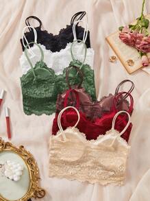 6pcs Women Multicolor Lace Non-Wired Comfortable Lingerie Sets - Multicolor - View 2