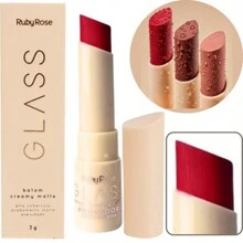 Cremy Matte Glass Ruby Rose Velvety Water Resistant Lipstick - GL05 - 查看 1
