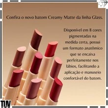 Cremy Matte Glass Ruby Rose Velvety Water Resistant Lipstick - GL05 - 查看 3
