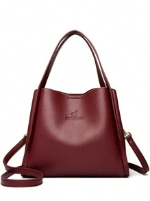 正品奢华钱包手提包时尚高品质软皮单肩斜挎包女士大号手提包 2024