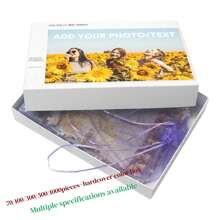 1 pieza de Rompecabezas de fotos y texto de madera personalizado. Crea tus propios rompecabezas de fotos personalizados para parejas, familias, bodas, San Valentín, Navidad, regalos de cumpleaños. Decorativo, exquisito, elegante, adorable, moderno, colorido, único, interesante. Kits de arte y manualidades personalizados, regalos personalizados para mujeres/hombres, juguetes para bebés, juguetes para niños pequeños, juguetes preescolares, juguetes para niños, rompecabezas personalizados a partir de fotos. Regalos ideales para él, ella, la familia, los amigos, los niños para cumpleaños, bodas, inauguración de la casa, dormitorio/sala de estar, para el Día del Niño. - Estilo horizontal - Ver 7