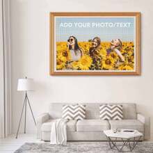 1 pieza de Rompecabezas de fotos y texto de madera personalizado. Crea tus propios rompecabezas de fotos personalizados para parejas, familias, bodas, San Valentín, Navidad, regalos de cumpleaños. Decorativo, exquisito, elegante, adorable, moderno, colorido, único, interesante. Kits de arte y manualidades personalizados, regalos personalizados para mujeres/hombres, juguetes para bebés, juguetes para niños pequeños, juguetes preescolares, juguetes para niños, rompecabezas personalizados a partir de fotos. Regalos ideales para él, ella, la familia, los amigos, los niños para cumpleaños, bodas, inauguración de la casa, dormitorio/sala de estar, para el Día del Niño. - Estilo horizontal - Ver 4