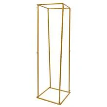 Metal Column Flower Stand Flower Arrangement For Wedding Party Dinner Centerpiece 19.68x19.68x70.86 Inch Gold - Gold - View 3