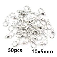 50 件合金龙虾扣挂钩，适用于项链、手链、链条、DIY 珠宝制作配件 - lobster clasp - 查看 34