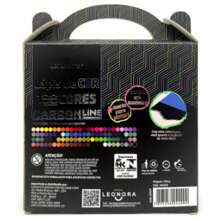 Carbon Colored Pencils 100 Colors - Leo And Leo - Multicolor - Ver 2