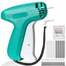 1 Set Fine Stitch Gun Stitchy  Quick Clothing Fixer, Speedy Tagging Gun For Clothes, Handheld Tag Attacher Gun With 6 Needles & 1000 Pcs Fasteners For Retail Hang Price Fabric Garment Label