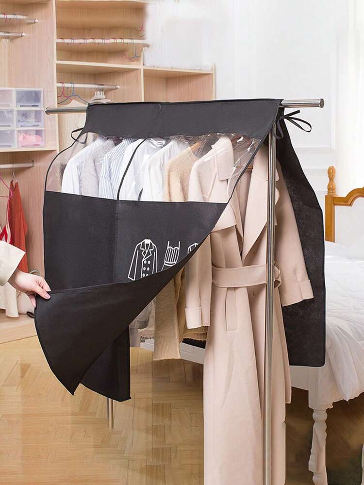 Porta Abito da Sposa Bianco, 60 x 180 cm Custodia Porta Abito da Sposa Impermeabile, Borsa Porta Abiti Lunga con Cerniera per abiti da Sposa, Abiti da Sera, Cappotti, Bianco