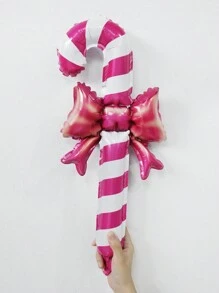 5 件装金属圣诞糖果棒铝箔气球套装 - 粉色 - 查看 3