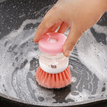 2 piezas Cepillos de jabón aditivos, cepillos de limpieza de cocina multiusos, cepillos para lavavajillas, cepillos para ollas, cepillos para fregaderos y encimeras, artículos de limpieza, herramientas de limpieza, utensilios de cocina, suministros de cocina, limpieza, paños de cocina