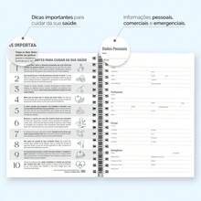 Daily Agenda Plus 2025 Hard Cover Little Bear Black - 黑與白 - 查看 9