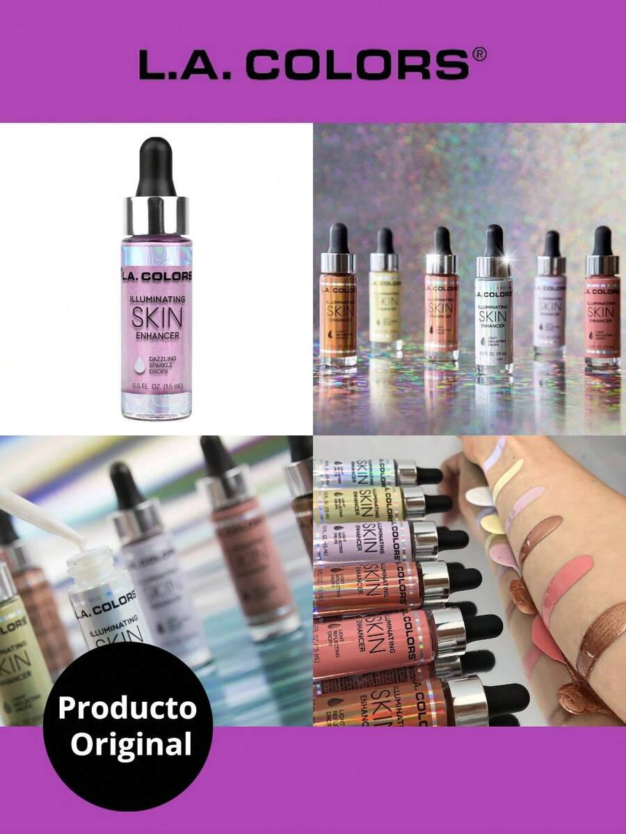 L.A. Colors Iluminador Skin Enhancer LA Colors - Rosa - Ver 1