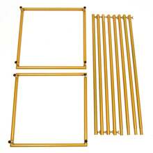 Metal Column Flower Stand Flower Arrangement For Wedding Party Dinner Centerpiece 19.68x19.68x70.86 Inch Gold - Gold - View 10